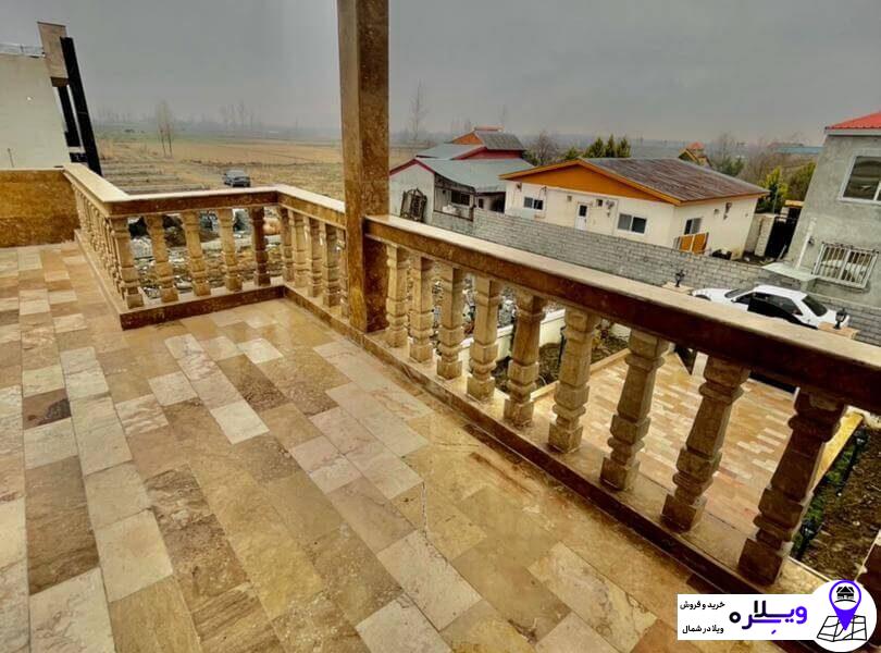 ویلای نیم پیلوت 240 متری شهرکی در چمستان ویلا سره خرید ویلای شهرکی ارزان در شمال مازندران نور