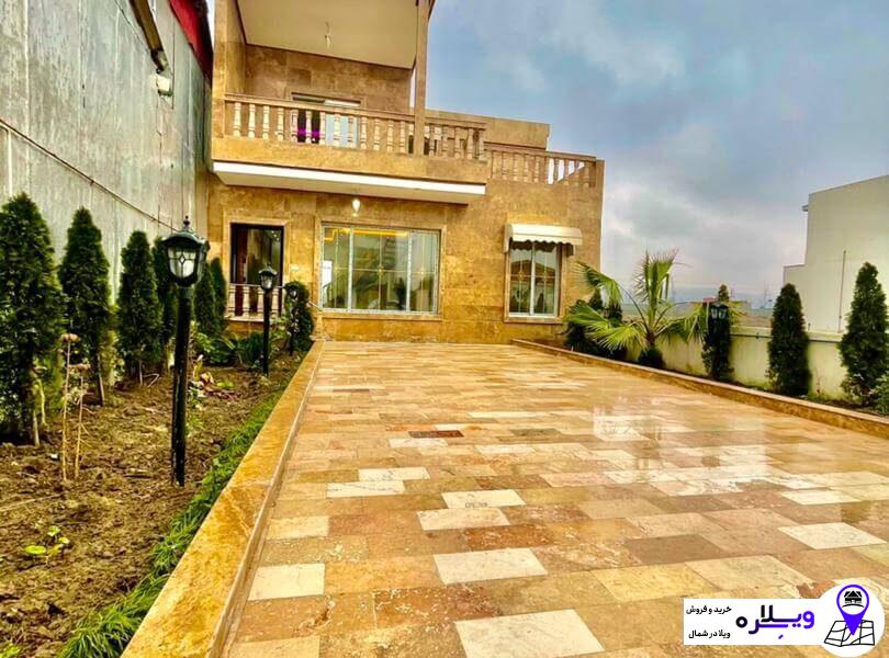 ویلای نیم پیلوت 240 متری شهرکی در چمستان ویلا سره خرید ویلای شهرکی ارزان در شمال مازندران نور
