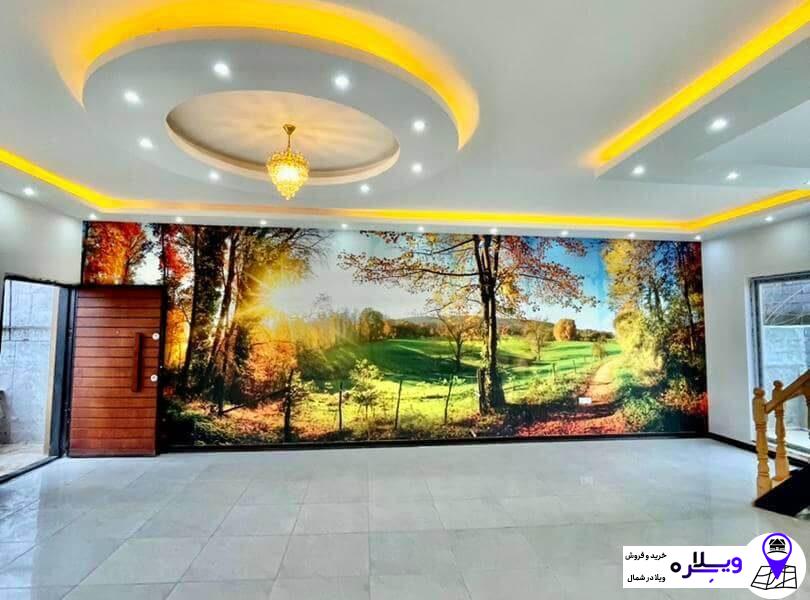 ویلای نیم پیلوت 240 متری شهرکی در چمستان ویلا سره خرید ویلای شهرکی ارزان در شمال مازندران نور