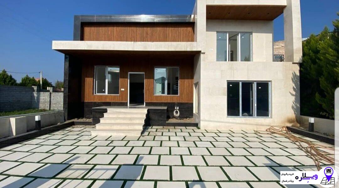 ویلا نیم پیلوت 200 متری سنددار در آمل ویلا سره خرید ویلای استخردار در شمال