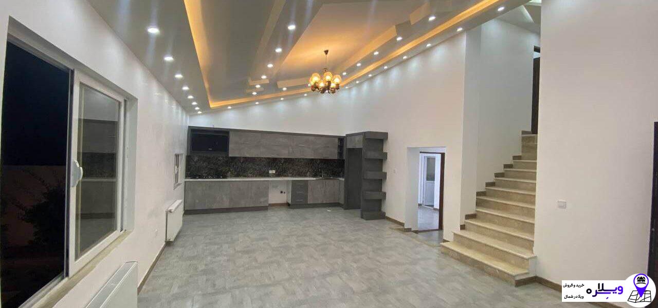 ویلا نیم پیلوت 220 متری در چمستان ویلا سره ویلای ارزان قیمت در شمال مازندران چمستان