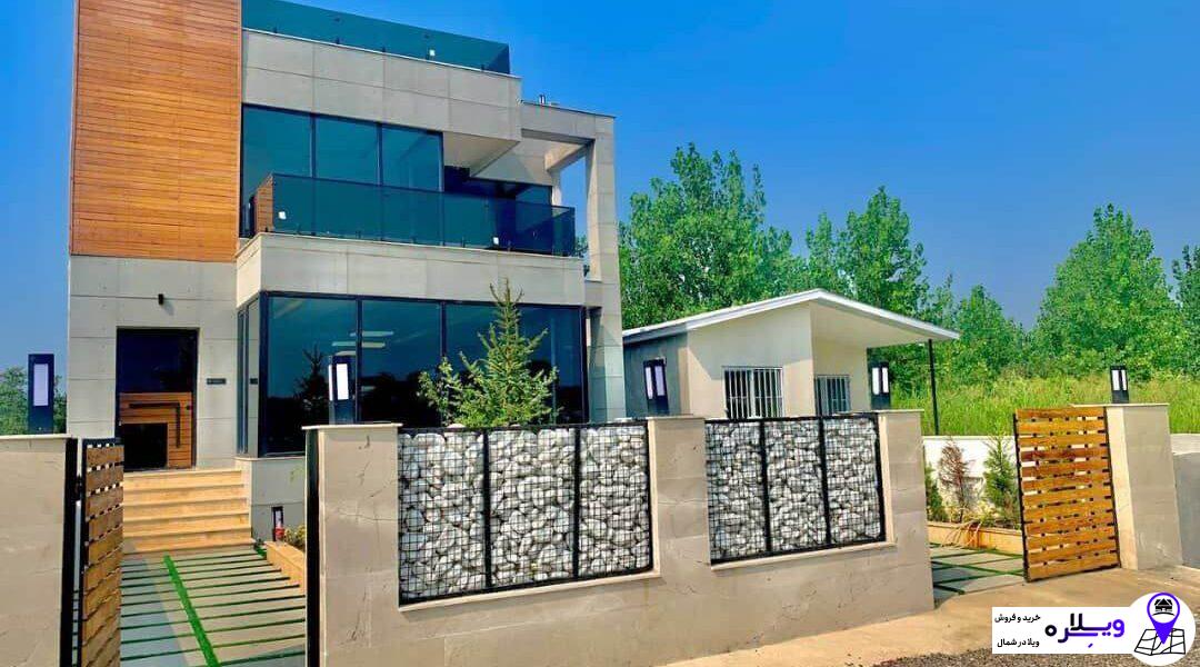 ویلا تریبلکس 300 متری شهرکی در چمستان ویلا سره قیمت ویلای استخردار در شمال مازندران